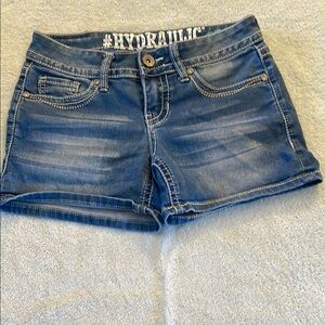 Hydraulic Blue Jean Shorts Vintage Look